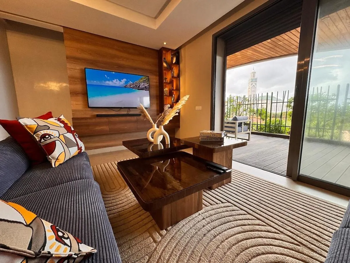 Duplex De Luxe Avec Jardin Au Coeur De La Marina Apartment Casablanca 0*,